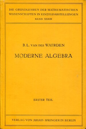 MODERNE ALGEBRA